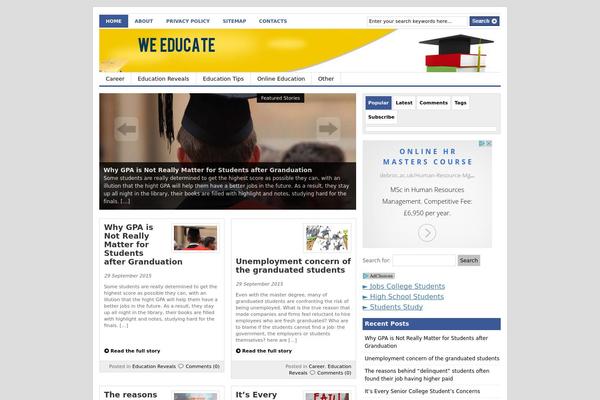 Gazette theme site design template sample