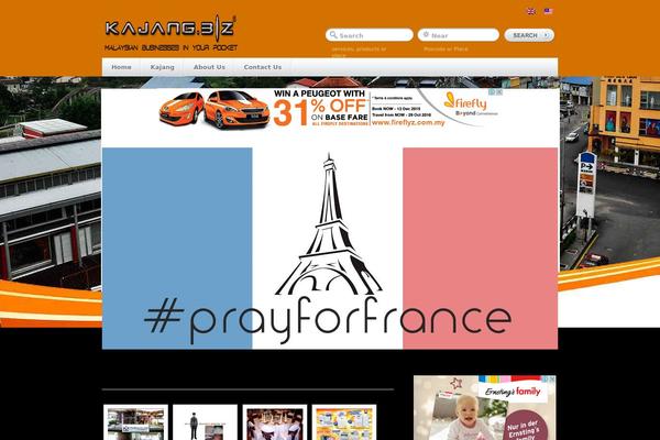 Mytown theme site design template sample