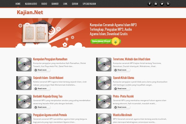 Rounder theme site design template sample
