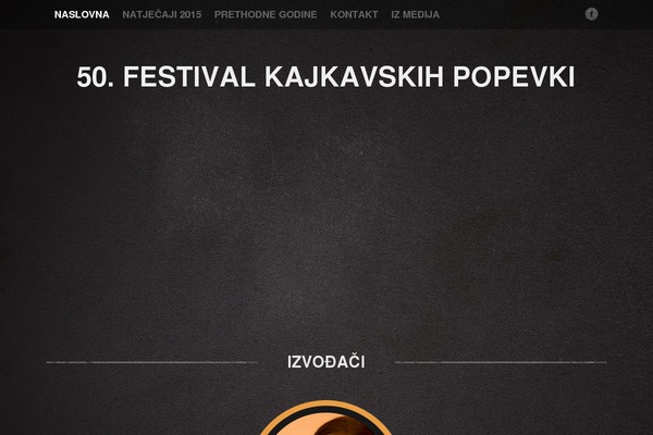 Fest theme site design template sample