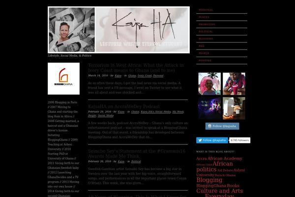 Ascetica theme site design template sample