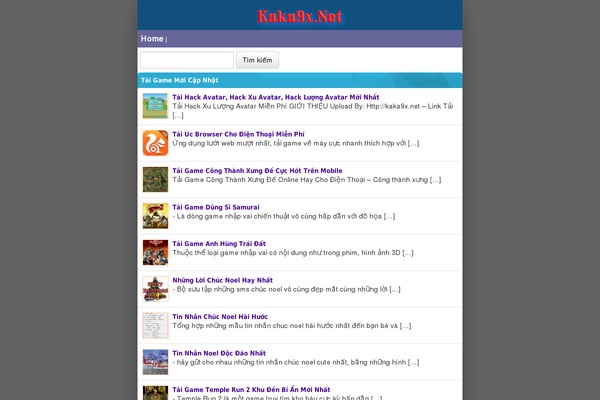 kaka9x.net site used Vngameandroid