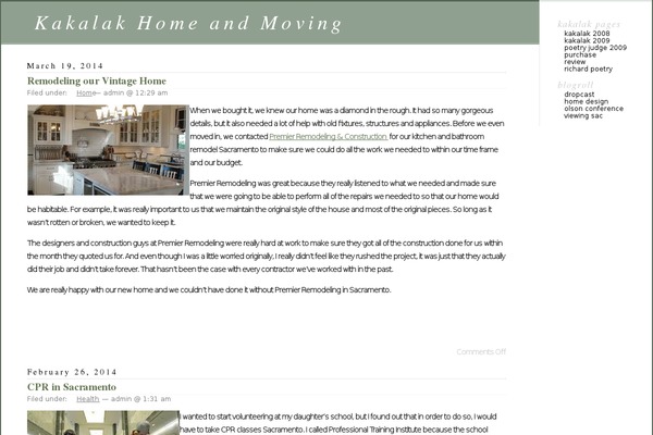 Classic theme site design template sample