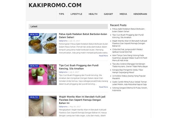 Xmag theme site design template sample