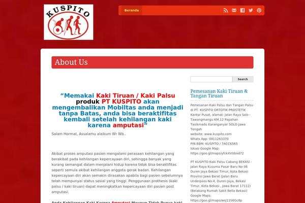 Pekaboo theme site design template sample