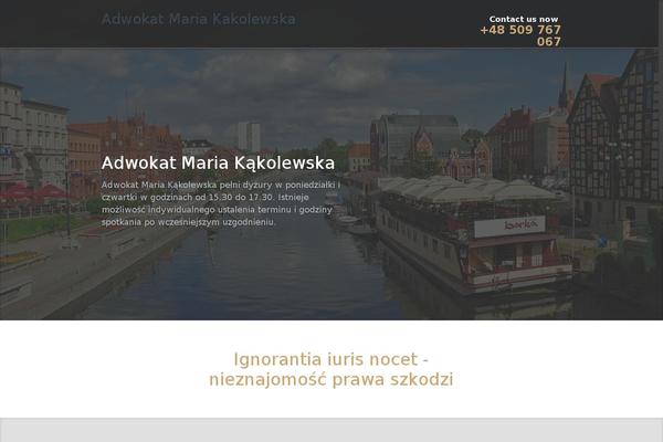 Lawyeria Lite theme site design template sample