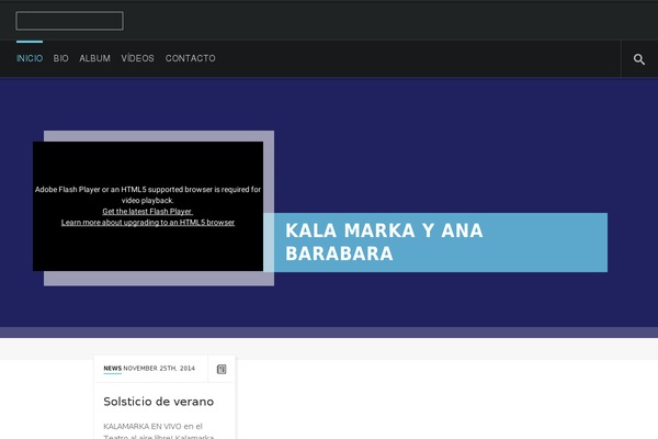 Site using Audiotheme plugin