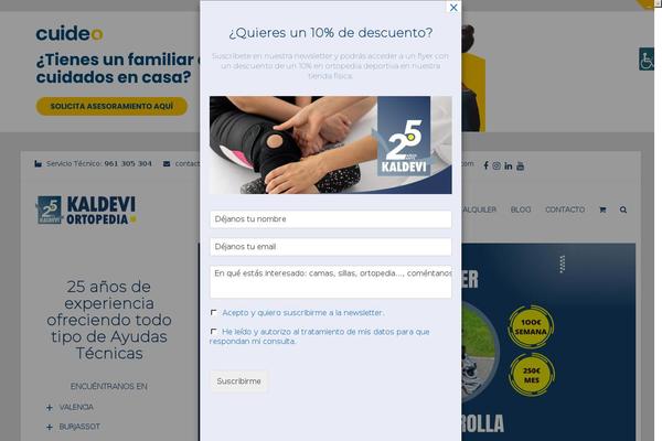 Site using Wp-accessibility-helper plugin