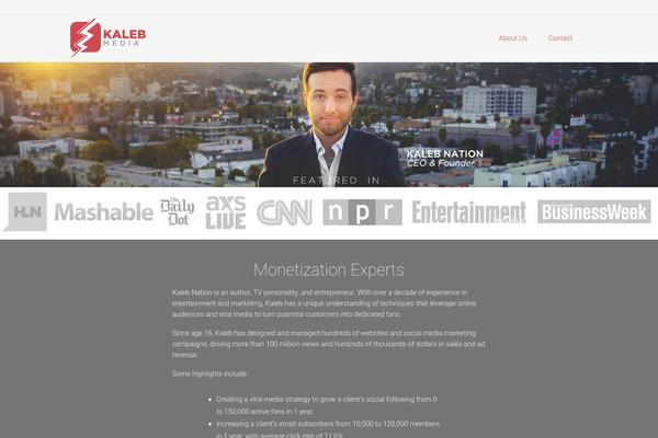 kaleb.me site used Satellite