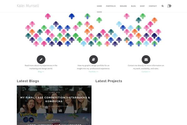 Dalton theme site design template sample