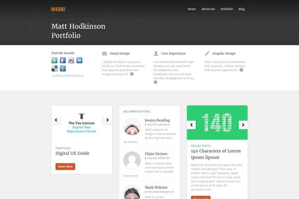 Site using Flickr Photostream plugin