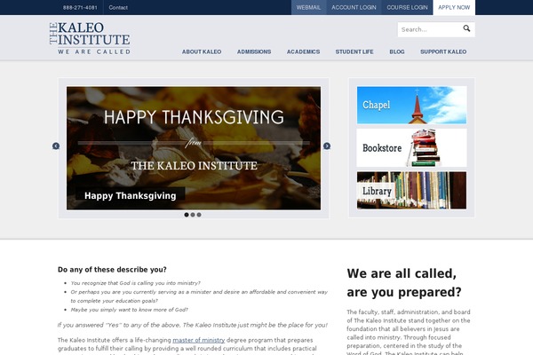 kaleoinstitute.org site used Etc