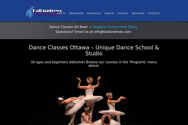kaliandrews.com site used Spartacus