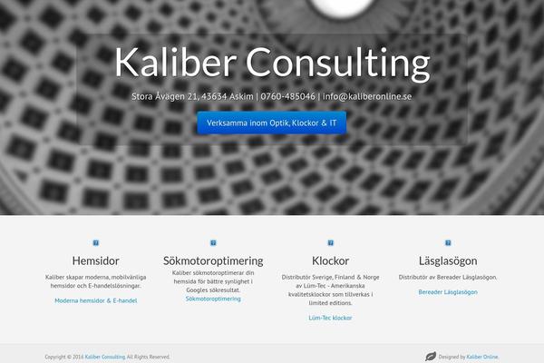 Tonic theme site design template sample