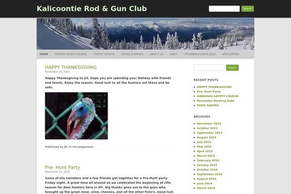 RCG Forest theme site design template sample