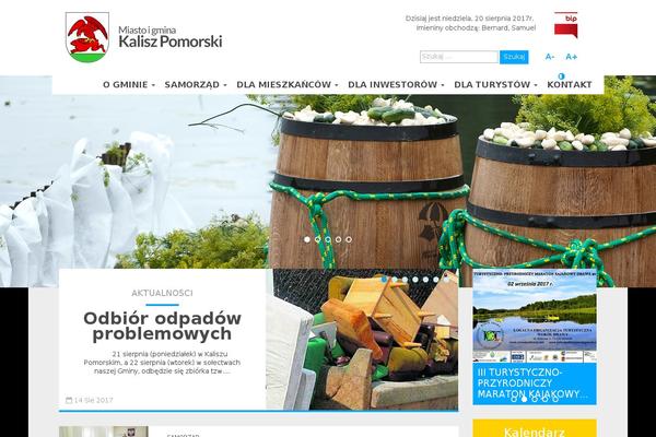 Site using Events Maker by dFactory plugin