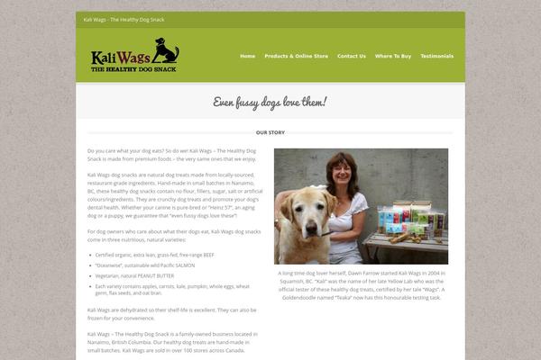 Gather theme site design template sample