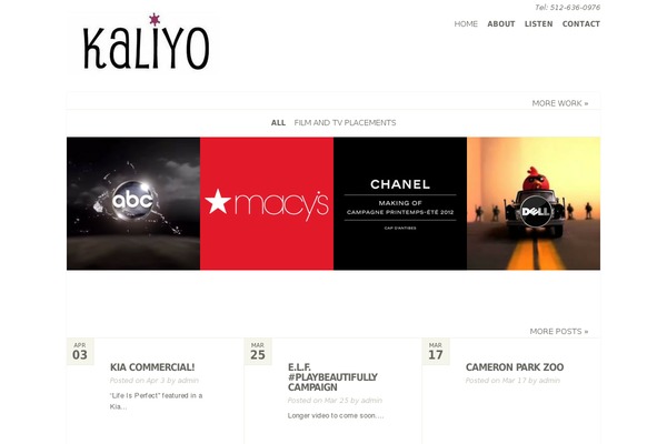 Flexible theme site design template sample