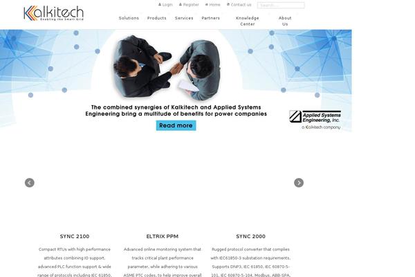 kalkitech.com site used Kalki-tech