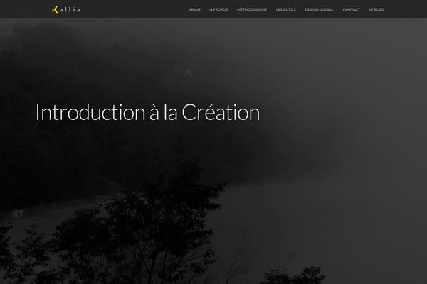 Attractor theme site design template sample
