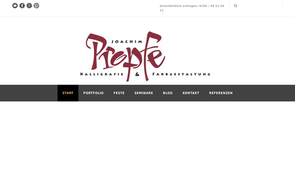 Site using Gdlr-portfolio plugin