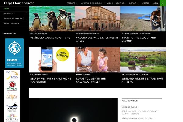 kallpatour.com site used Twenty Fourteen