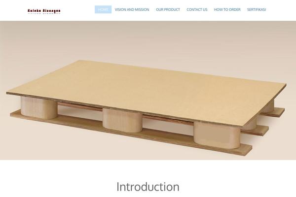Zero theme site design template sample