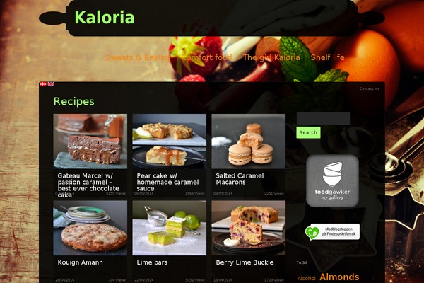 kaloria.dk site used Construct