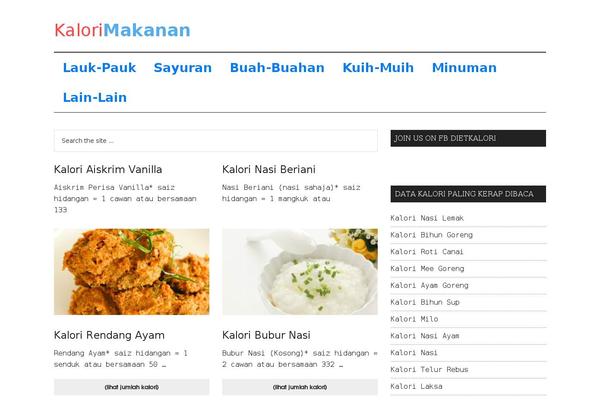 Daily Dish Pro theme site design template sample