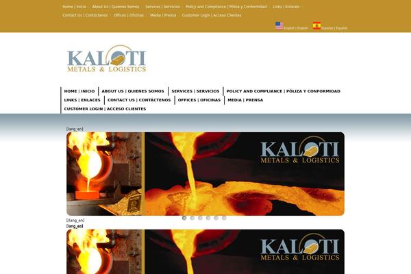 Karma theme site design template sample