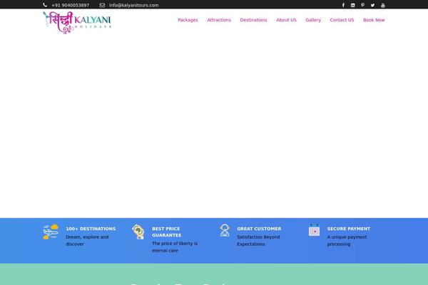TravelTour theme site design template sample