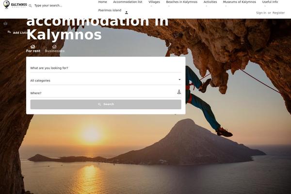 My-listing theme site design template sample