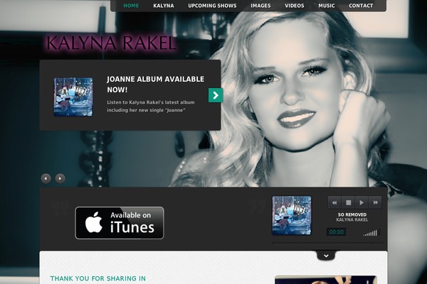 Music theme site design template sample
