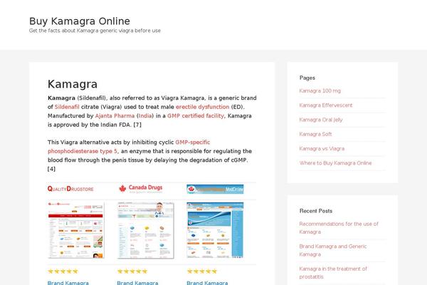 Genesis theme site design template sample