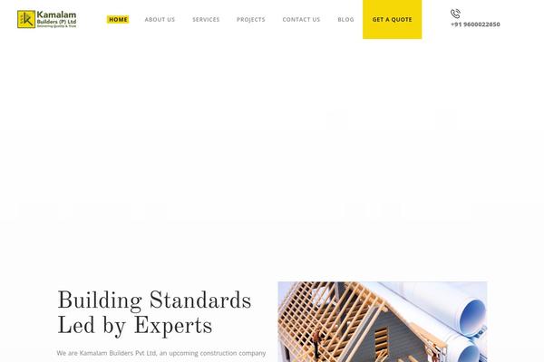 Kastell theme site design template sample