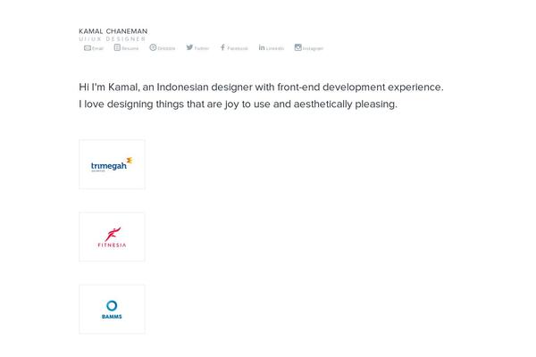 kamalchaneman.com site used Kamal