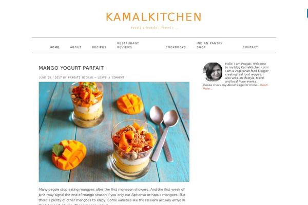 Foodie theme site design template sample