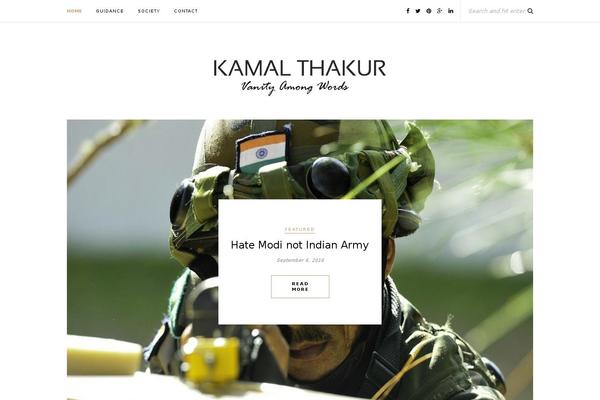 SiteOrigin Unwind theme site design template sample