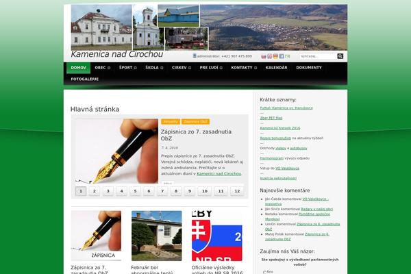 kamenicanadcirochou.sk site used Topbusiness-free-version