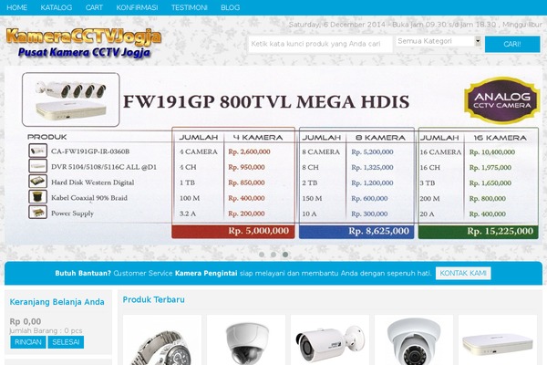 kameracctvjogja.com site used Okestore-client