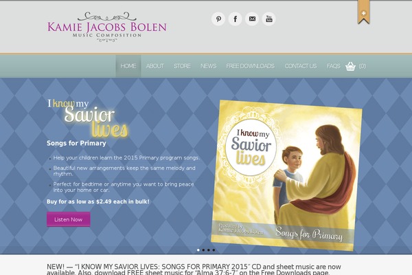 Churchope theme site design template sample