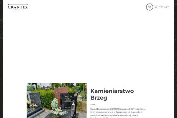 kamieniarstwo-brzeg.pl site used Grantex