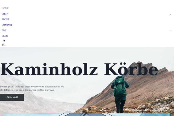 KadenceWP theme site design template sample