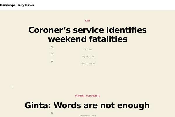 Twenty Twenty theme site design template sample