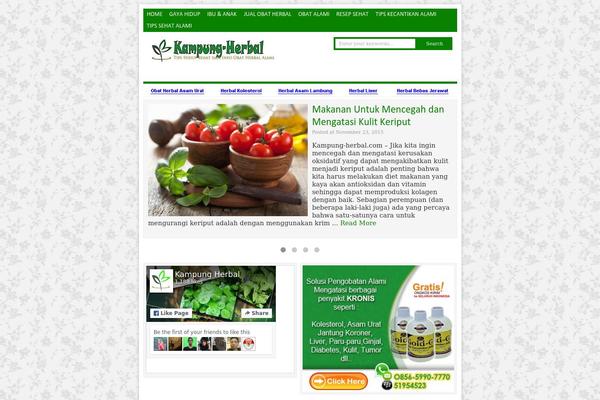 kampung-herbal.com site used Okesense5.0