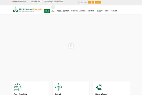 Ultra theme site design template sample