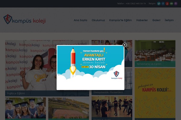 Polytechnic theme site design template sample
