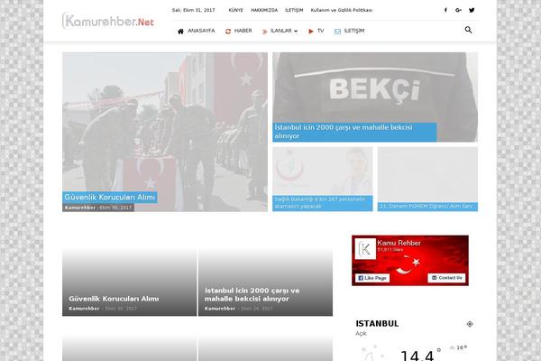 Havadis v2 theme site design template sample