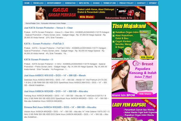Nyeo theme site design template sample