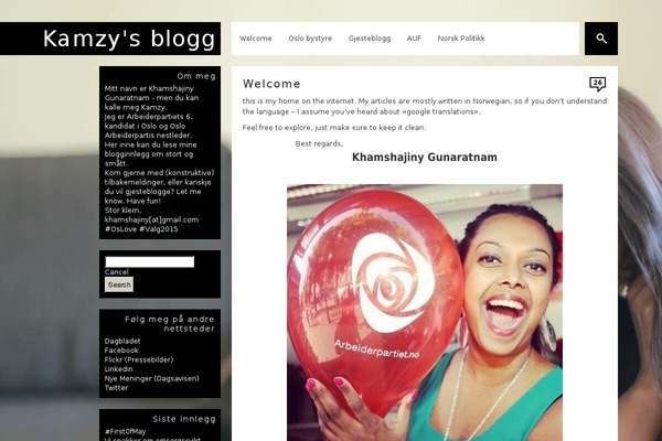 Corner theme site design template sample